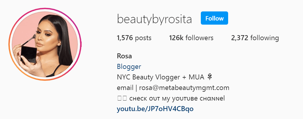 Top Beauty Influencer - Rosa