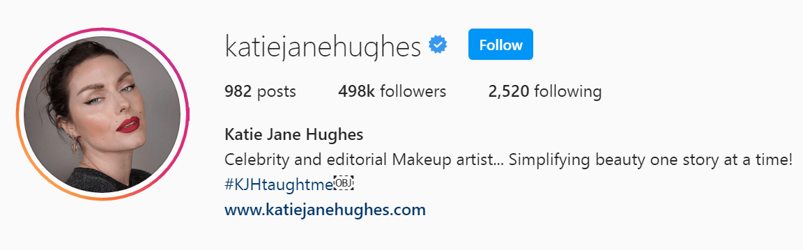 Top Beauty Influencer - Katie Jane Hughes