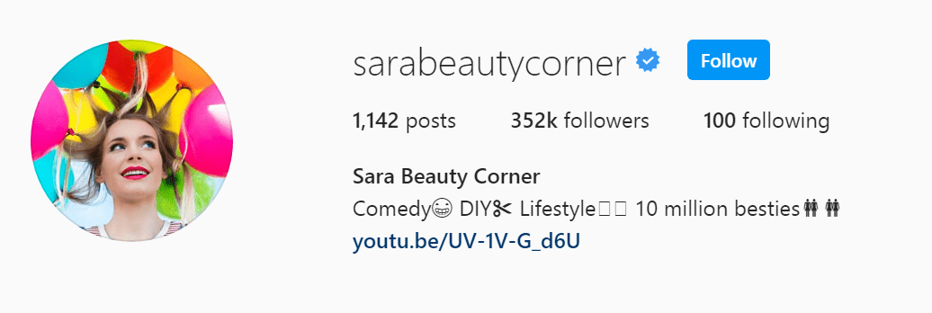 Top Beauty Influencer - SaraBeautyCorner