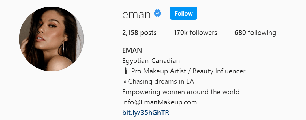 Top Beauty Influencer - Eman