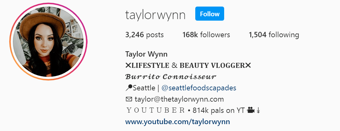 Top Beauty Influencer - Taylor Wynn