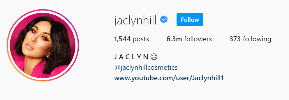 Top Beauty Influencer - Jaclyn Hill