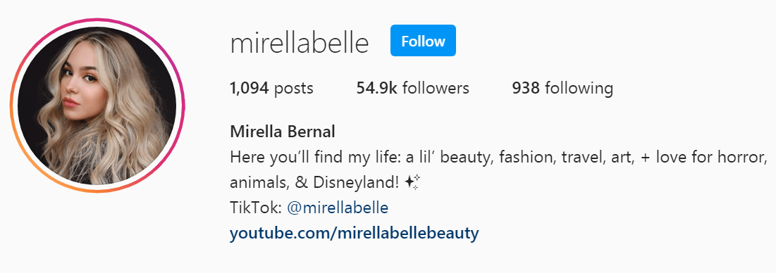 Top Beauty Influencer - Mirella Bernal