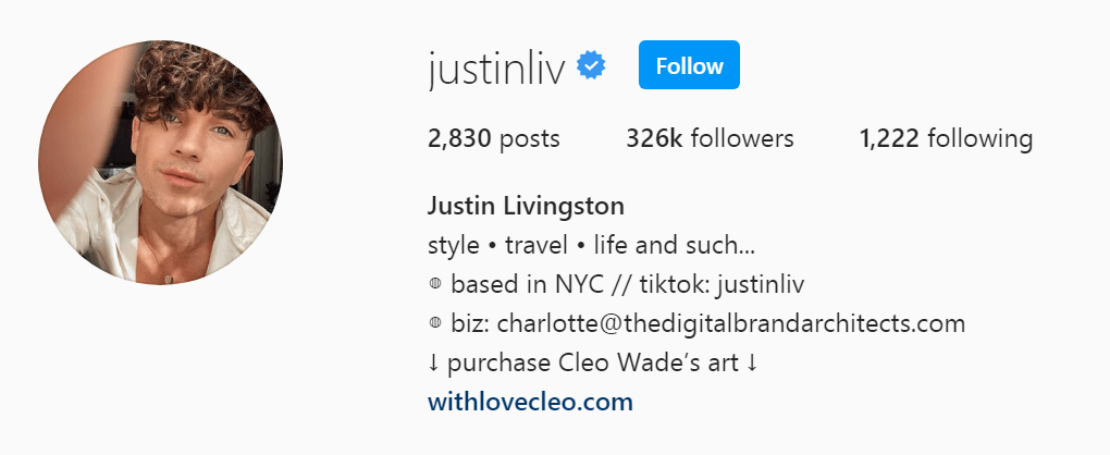 Top NYC Influencer - Justin Livingston