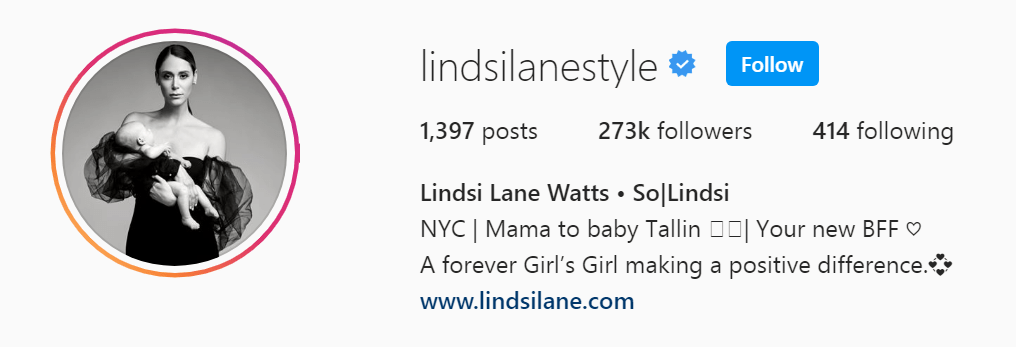 Top NYC Influencer - Lindsi Lane Watts