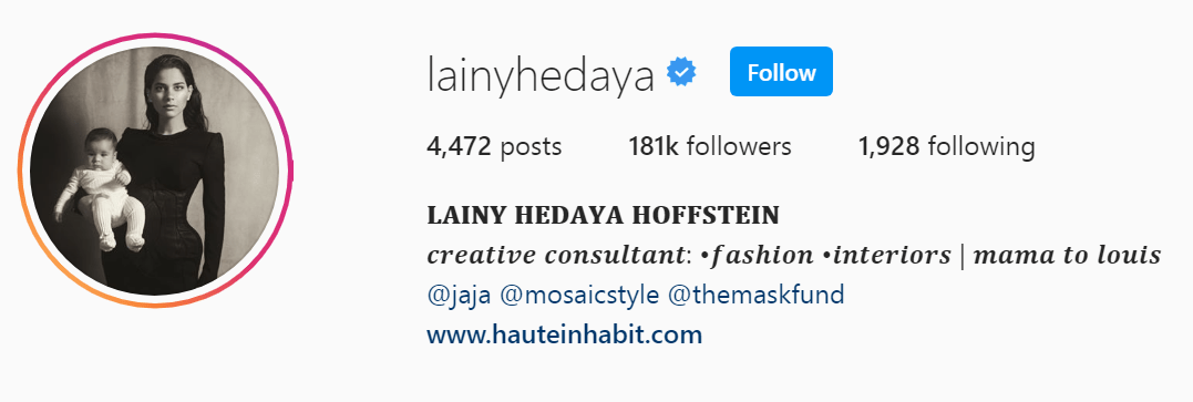 Top NYC Influencer - Lainy Hedaya