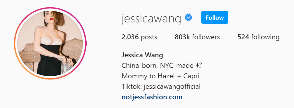 Top NYC Influencer - Jessica Wang