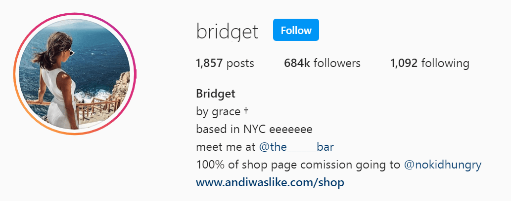 Top NYC Influencer - Bridget