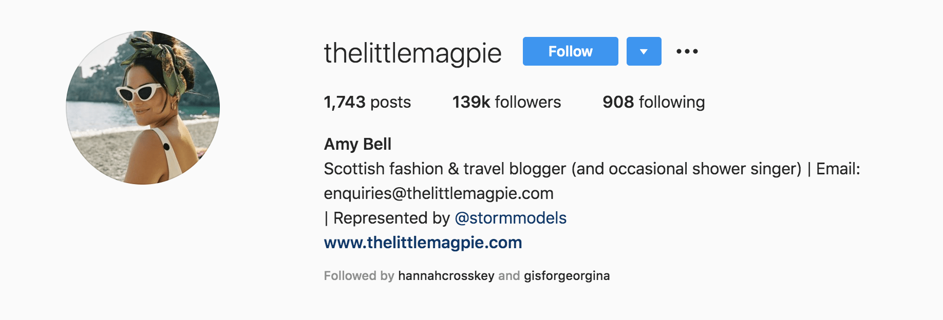 Top Fashion Influencers - Amy Bell