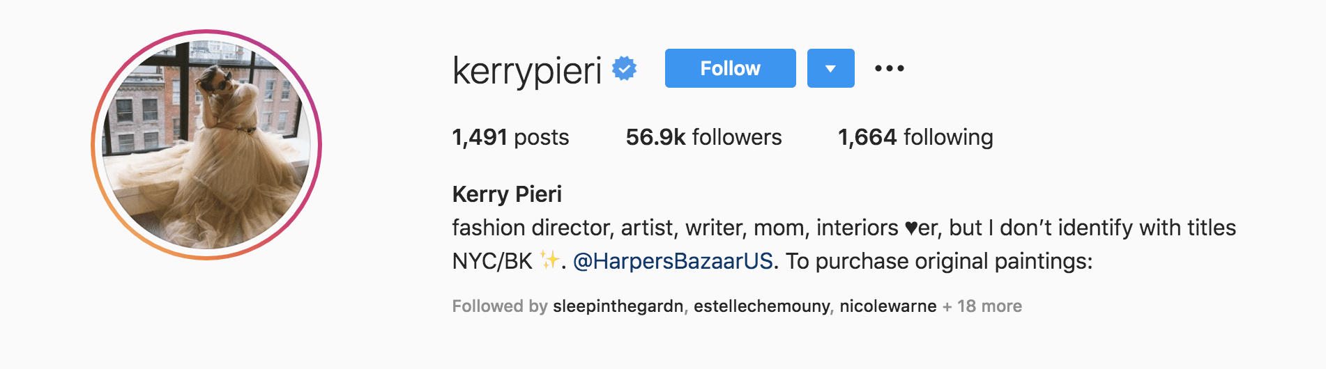 Top Fashion Influencers - Kerry Pieri