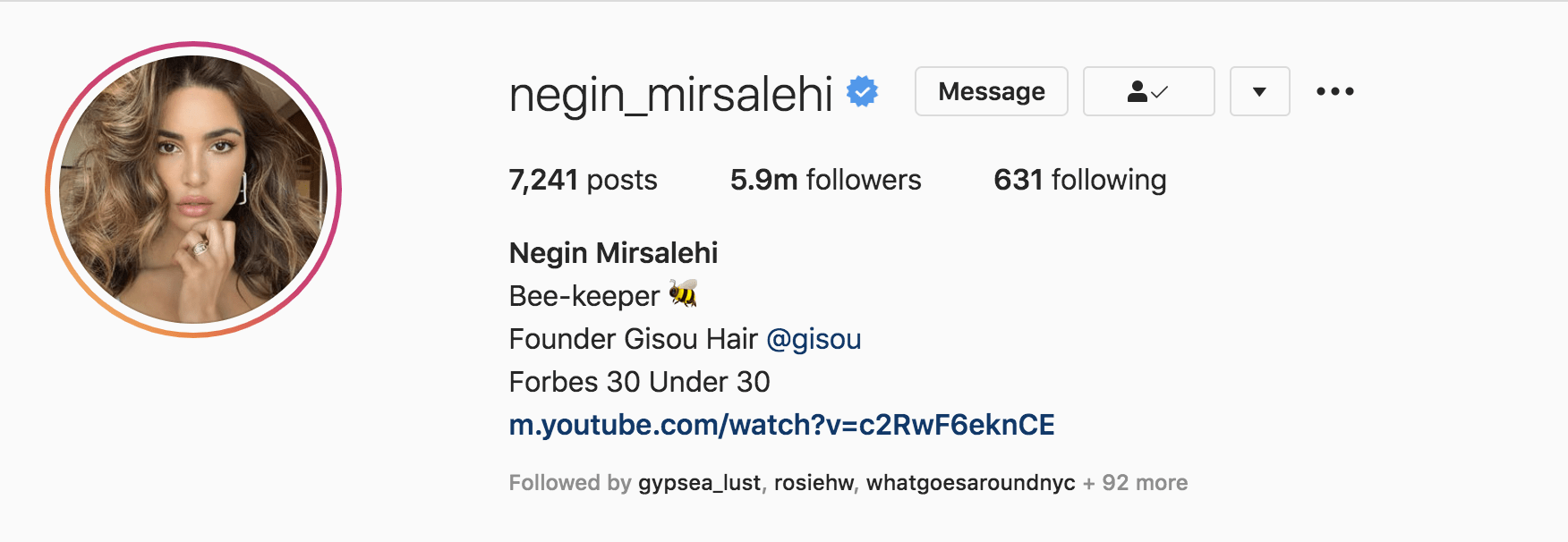 Top Fashion Influencers - Negin Mirsalehi