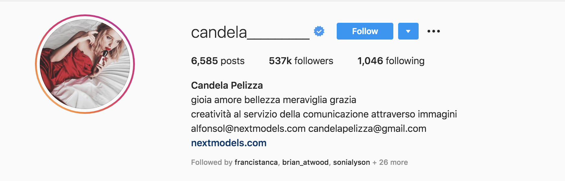 Top Fashion Influencers - Candela Pelizza