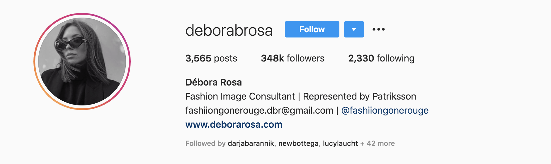 Top Fashion Influencers - Debora Rosa