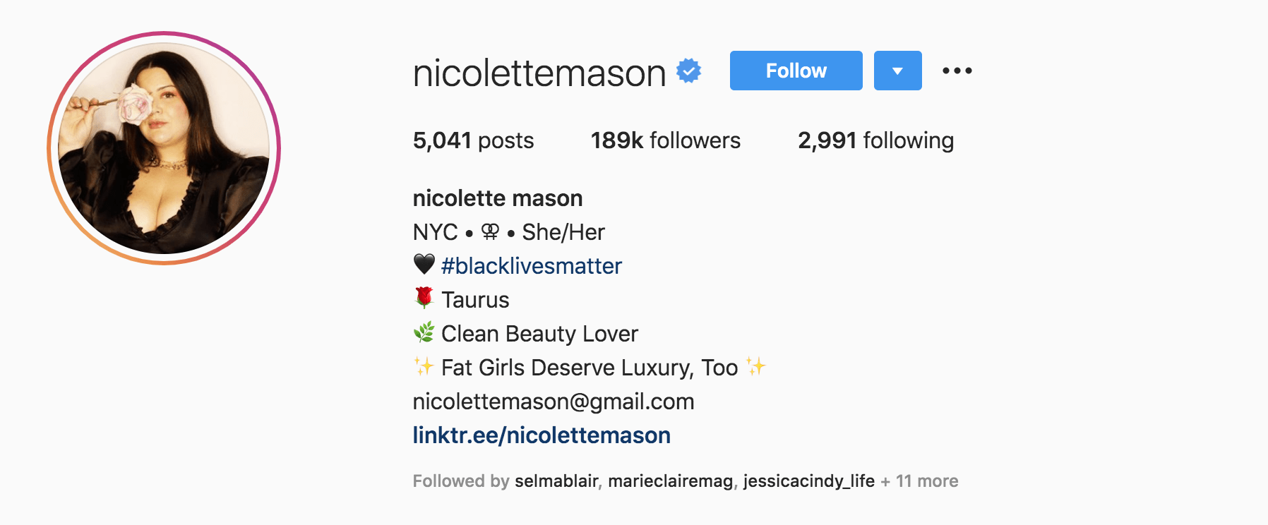 Top Fashion Influencers - Nicolette Mason