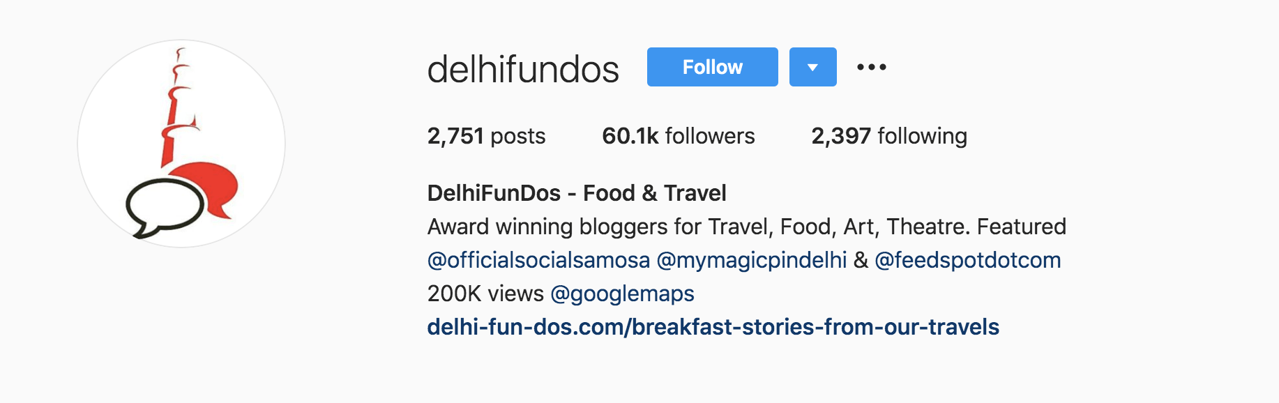 Travel Blogger Instagram