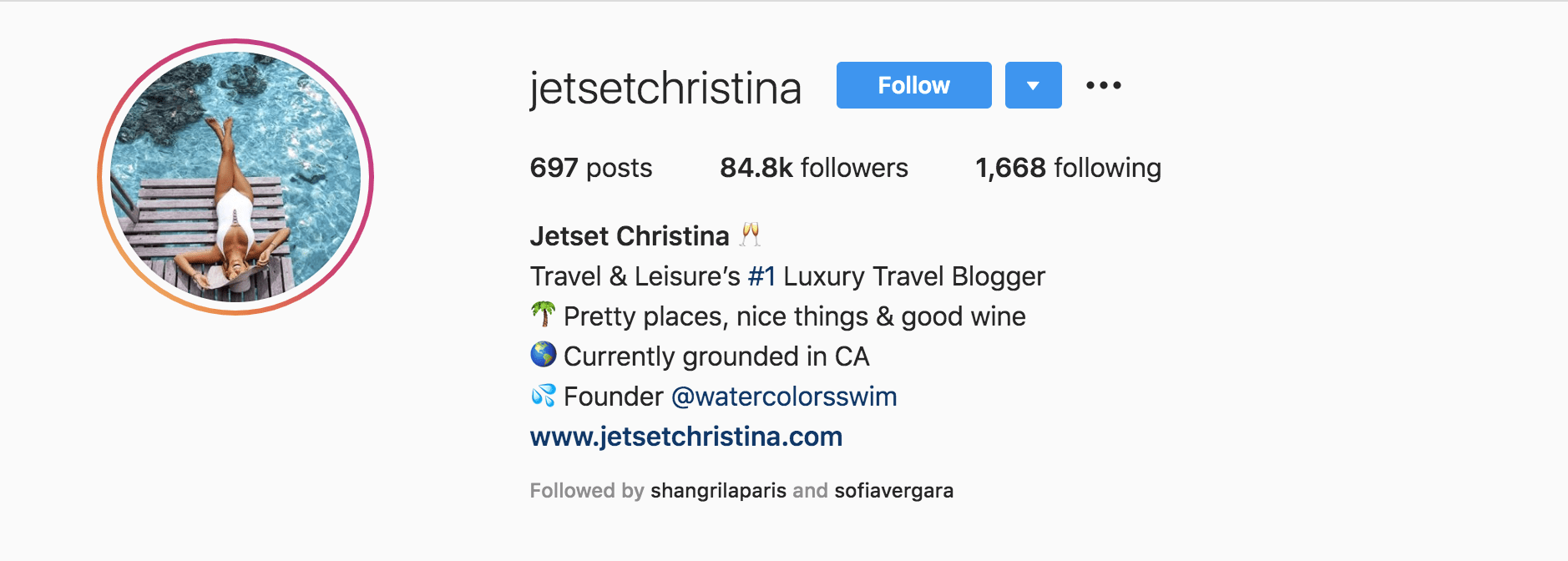 Travel Blogger Instagram