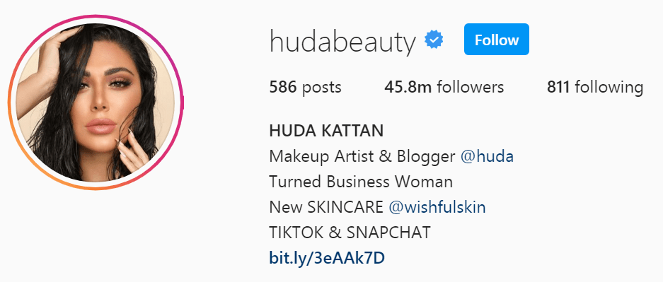Top Influencers - Huda Kattan
