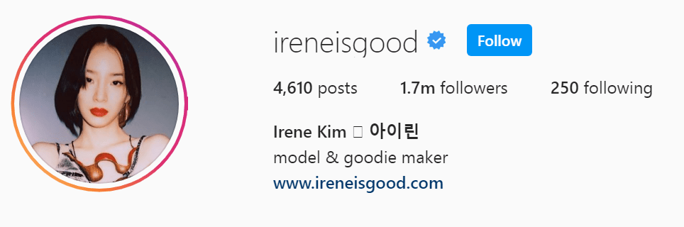 Top Influencers - Irene Kim