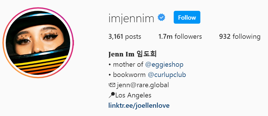 Top Influencers - Jenn Im