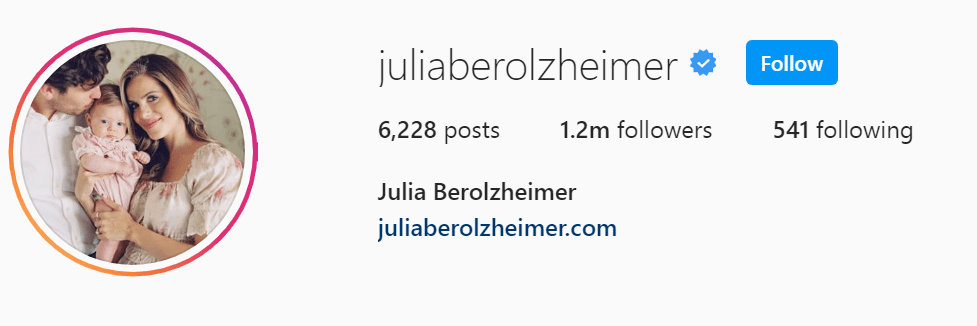 Top Influencer - JULIA BEROLZHEIMER