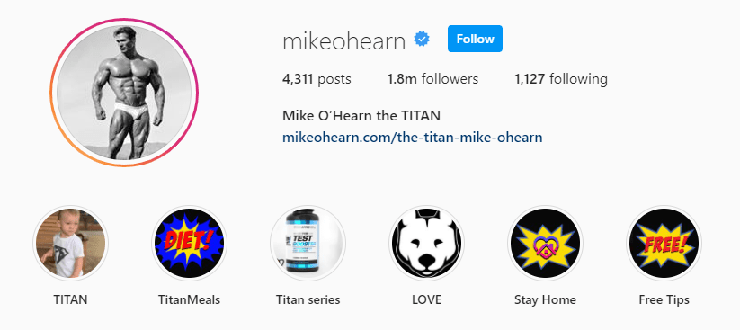Top Fitness Influencer - Mike O’hearn