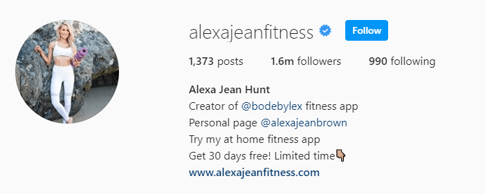 Top Fitness Influencer - Alexa Jean Hunt