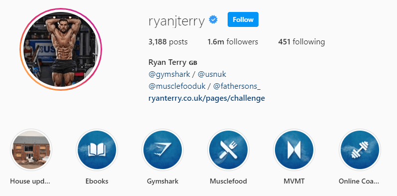 Top Fitness Influencer - Ryan Terry