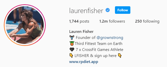 Top Fitness Influencer - Lauren Fisher
