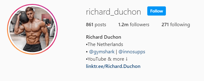 Top Fitness Influencer - Richard Duchon