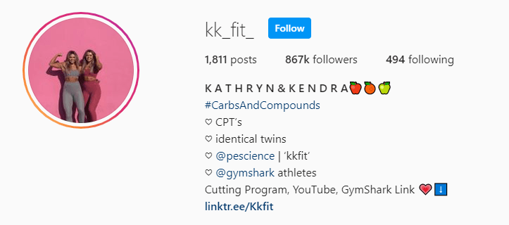 Top Fitness Influencer - Kathryn