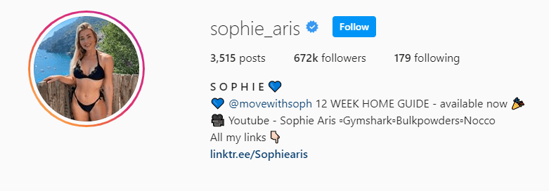 Top Fitness Influencer - Sophie