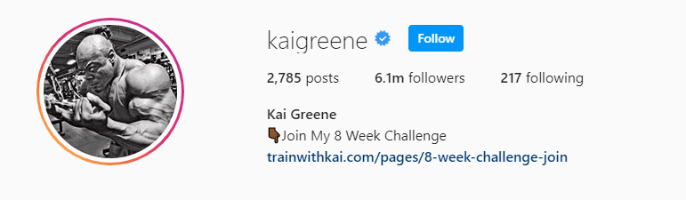 Top Fitness Influencer - Kai Green