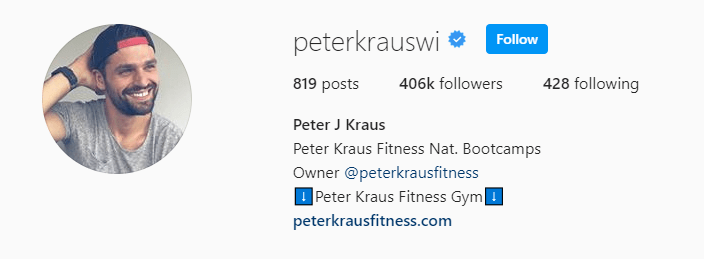 Top Fitness Influencer - Peter J Kraus