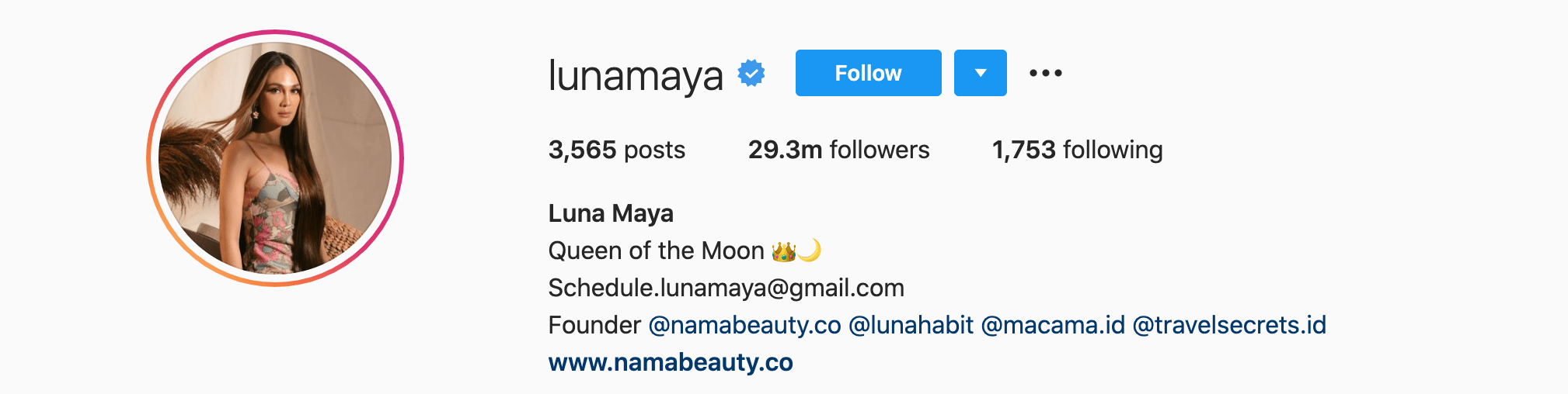 Top Instagram Influencers - LUNA MAYA