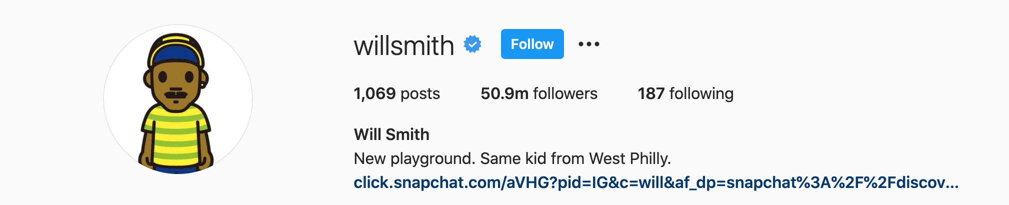 Top Instagram Influencers - WILL SMITH