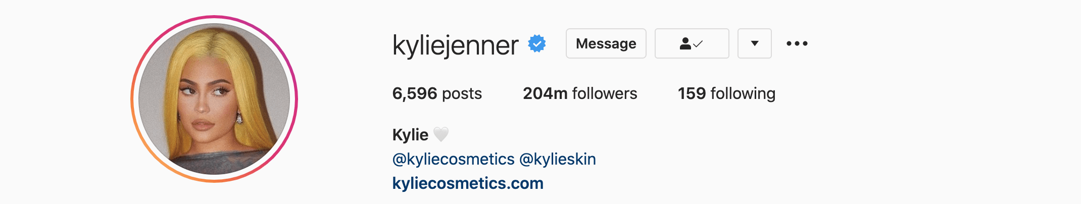 Top Instagram Influencers - Kylie Jenner