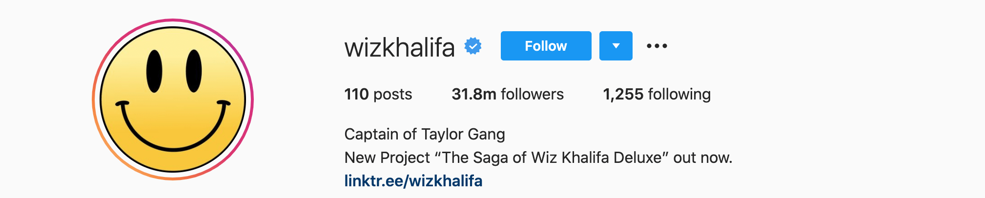 Top Instagram Influencers - WIZ KHALIFA
