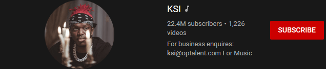 most subscribed Youtubers - KSI - MOST SUBSCRIBED YOUTUBERS AND MOST SUBSCRIBED YOUTUBE CHANNELS IN 2024