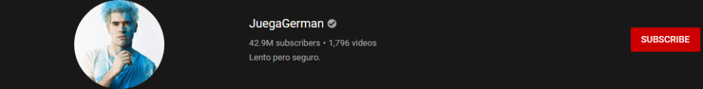 most subscribed Youtubers - JUEGA GERMAN