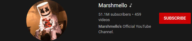 most subscribed Youtubers - MARSHMELLO