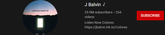 most subscribed Youtubers - J BALVIN - MOST SUBSCRIBED YOUTUBERS AND MOST SUBSCRIBED YOUTUBE CHANNELS IN 2024