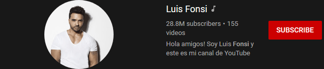 most subscribed Youtubers - LUIS FONSI - MOST SUBSCRIBED YOUTUBERS AND MOST SUBSCRIBED YOUTUBE CHANNELS IN 2024
