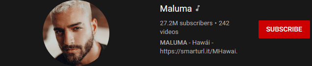 most subscribed Youtubers - MALUMA - MOST SUBSCRIBED YOUTUBERS AND MOST SUBSCRIBED YOUTUBE CHANNELS IN 2024