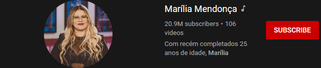 most subscribed Youtubers - Marília Mendonça - MOST SUBSCRIBED YOUTUBERS AND MOST SUBSCRIBED YOUTUBE CHANNELS IN 2024