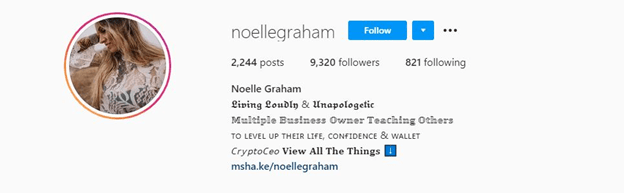 Top Nano Influencers - Noelle Graham