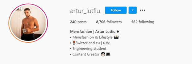 Top Nano Influencers - Artur Lutfiu