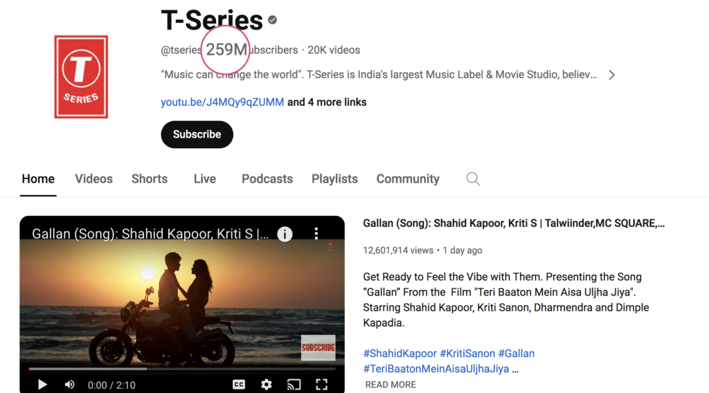 T-Series Is About To Become The Most Popular  Channel In The World