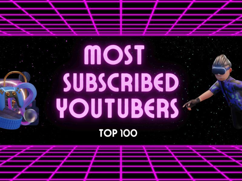 most subscribed Youtubers