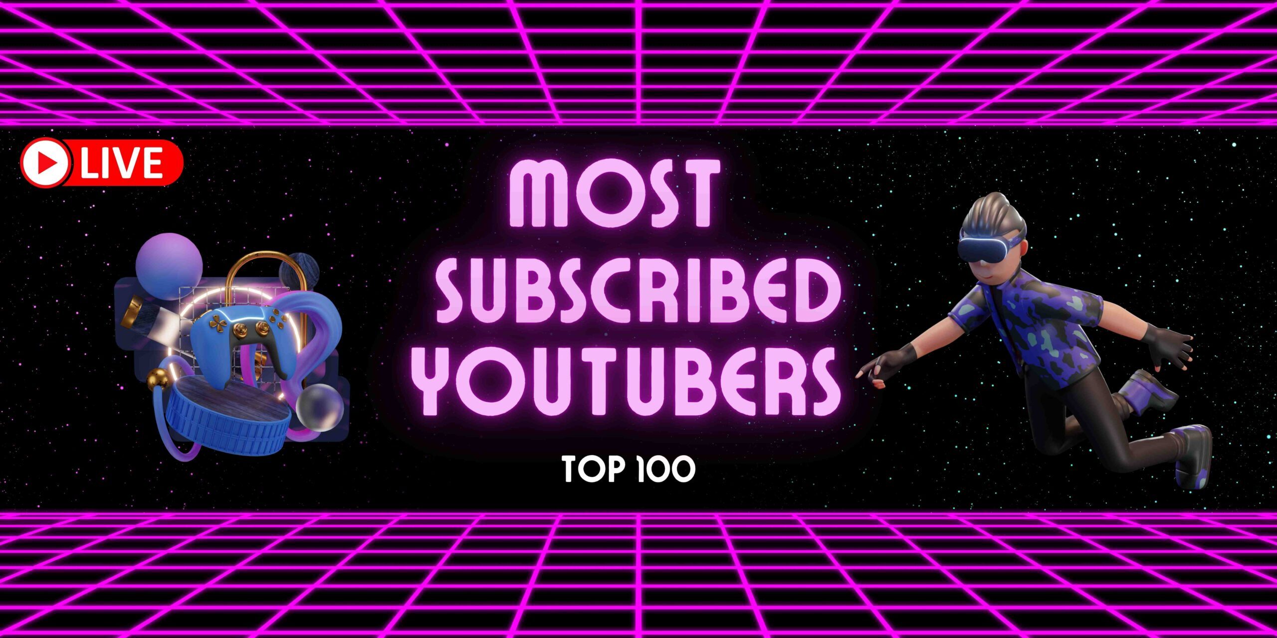 most subscribed Youtubers
