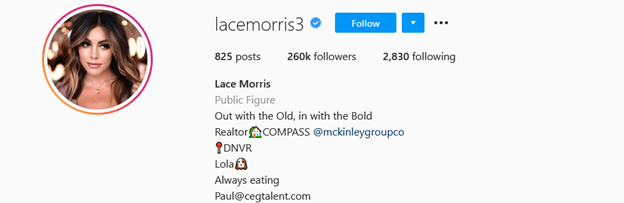 Top Real Estate Influencers - Lace Morris